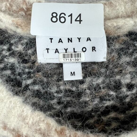 Tanya Taylor Sweater Women's Medium Duke Fair Isle Alpaca Merino Wool - Picture 5 of 7